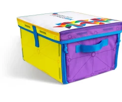 Contenedor Magna-Tiles y Tapete de Juego Interactivo