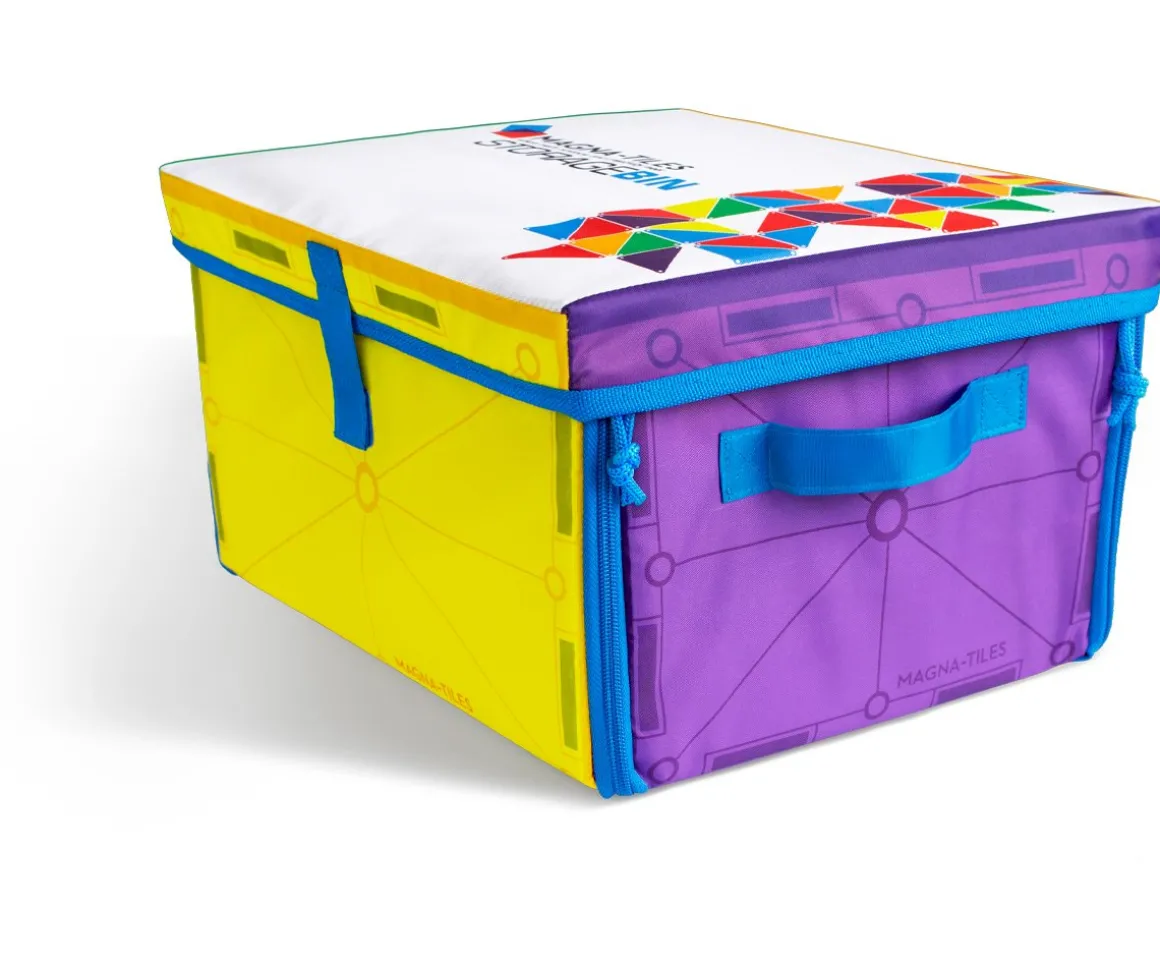 Contenedor Magna-Tiles y Tapete de Juego Interactivo