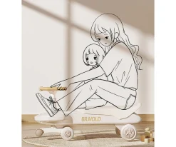 Correpasillos Patín Bravold Long Rider con Luz,Música y Ruedas Silenciosas Moca