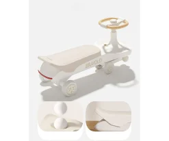 Correpasillos Patín Bravold Long Rider con Luz,Música y Ruedas Silenciosas Moca