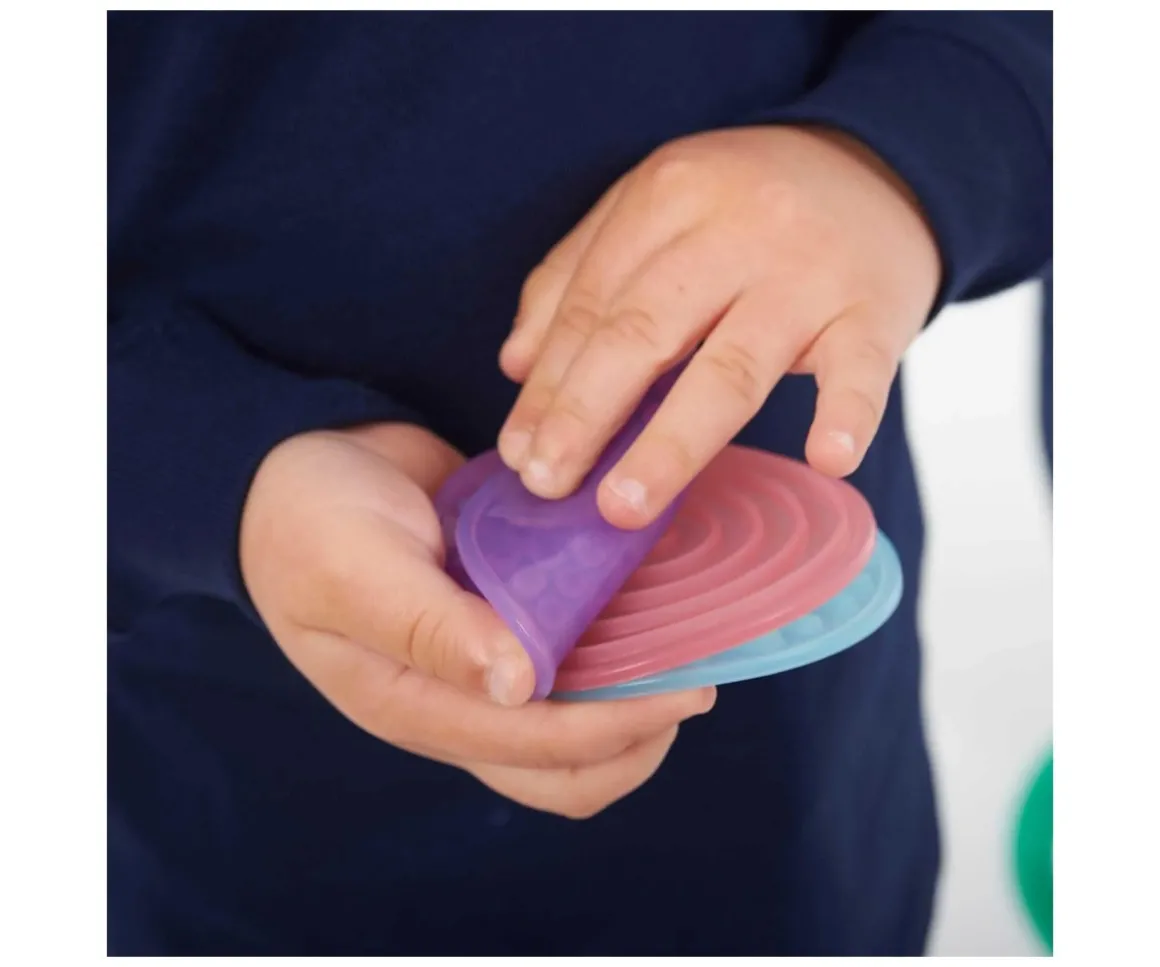 Círculos Sensoriales Tickit Silishapes 10 piezas