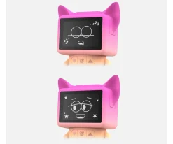 Despertador-Altavoz Dancing Clock Pink