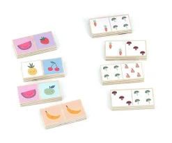 Dominó Madera Frutas y verduras