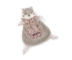 Doudou Ardilla Cherry Flores Personalizable