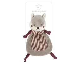 Doudou Ardilla Cherry Rayas Personalizable