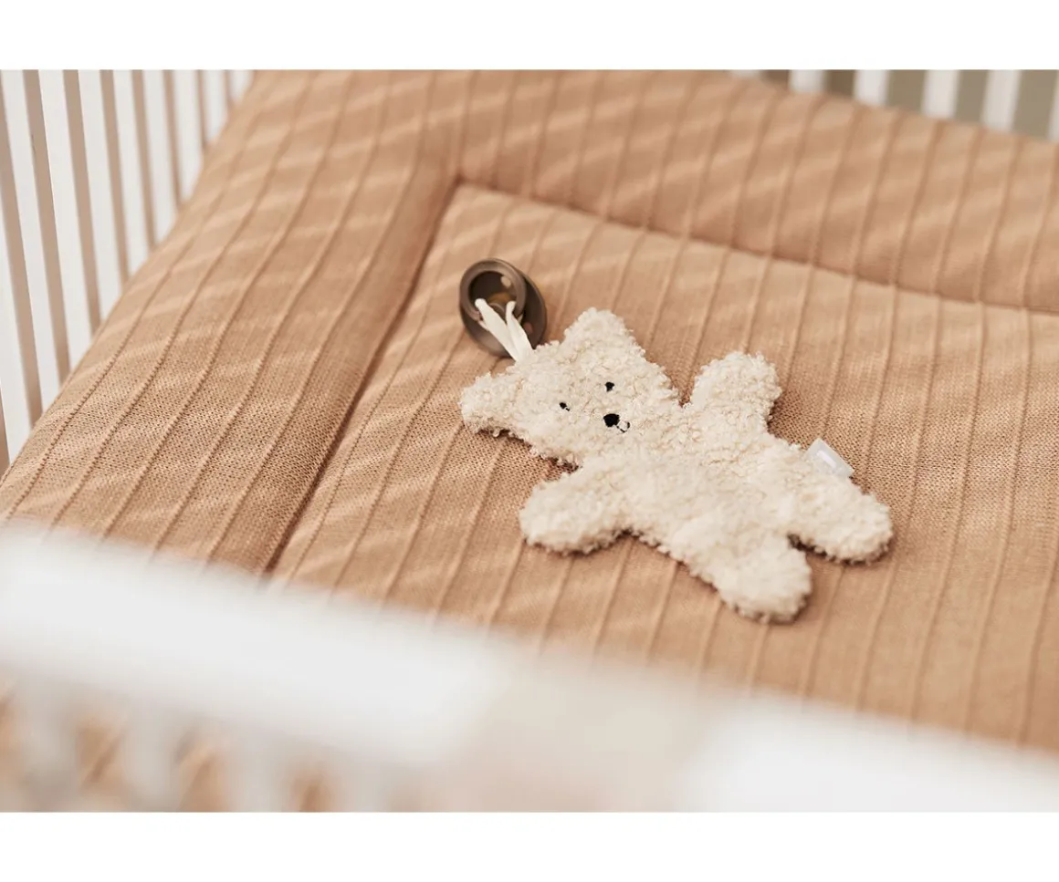 Doudou Sujetachupetes Teddy Bear Natural