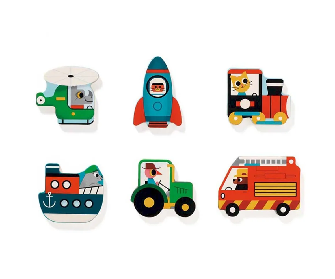 Encajable Puzzle Vroom