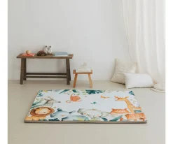 Enrollagateo Safari Maxi con Figuras Sensoriales, Espejo y Muñecos