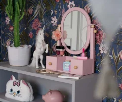 Espejo Tocador Rosa