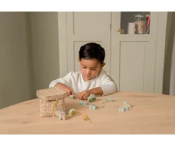 Figuras de Madera para Enlazar Cordones Little Farm