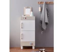 Frigorífico y Congelador de Madera