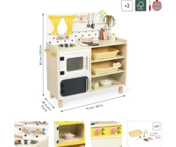 Gran Cocina de Madera Abuelita Alegre