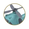 Helicóptero de Bioplástico Azul