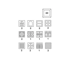 Imanix Cool Windows 40 piezas