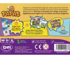 Juego de Cartas Papas
