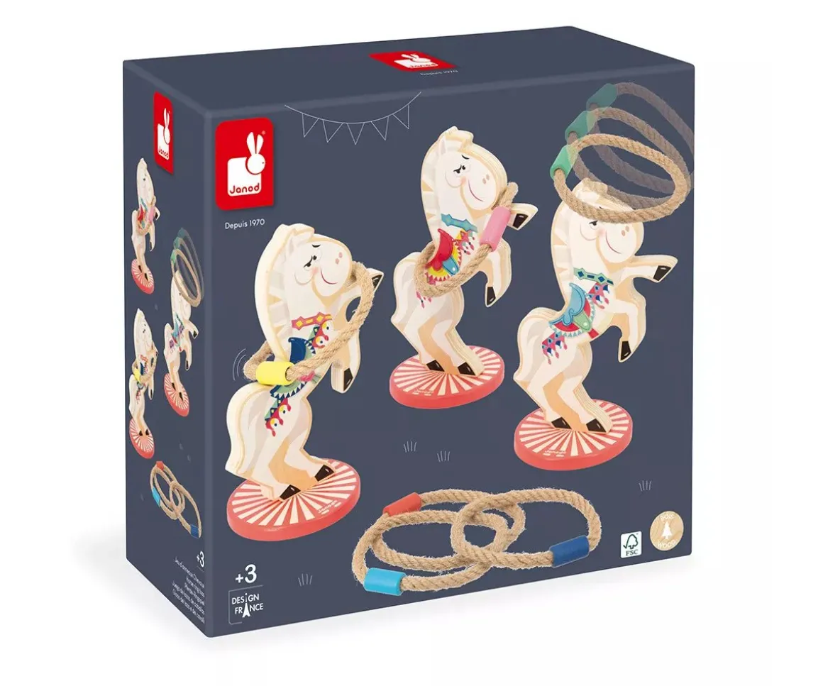 Juego de Lanzamiento de Anillas Caballos Applepop