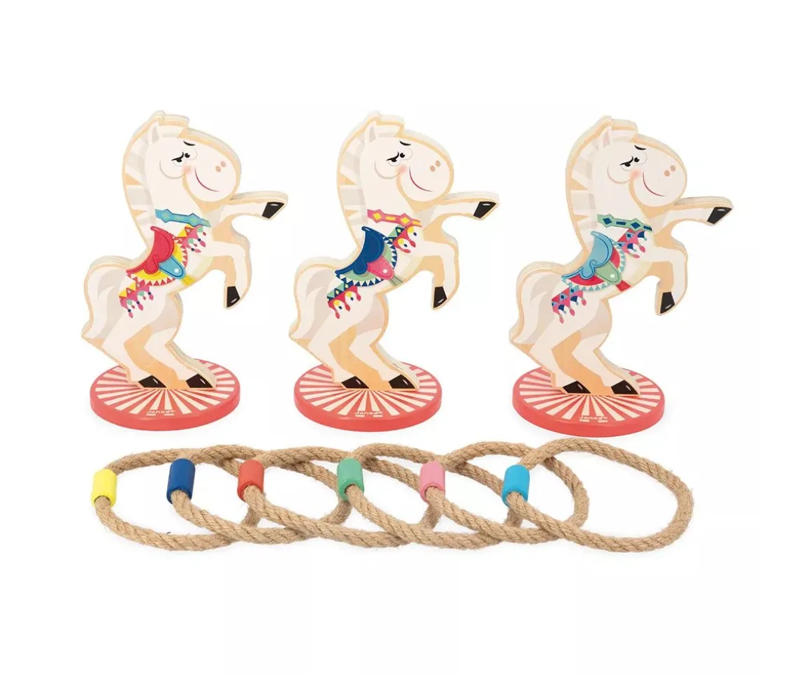 Juego de Lanzamiento de Anillas Caballos Applepop