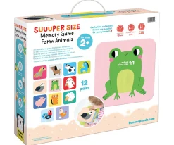 Juego de Memoria XXL Farm Animals