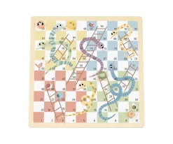 Juego de Mesa 2 en 1: Ludo y Juego de la Serpiente