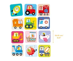 Juego Memory Suuuper Grande Vehículos