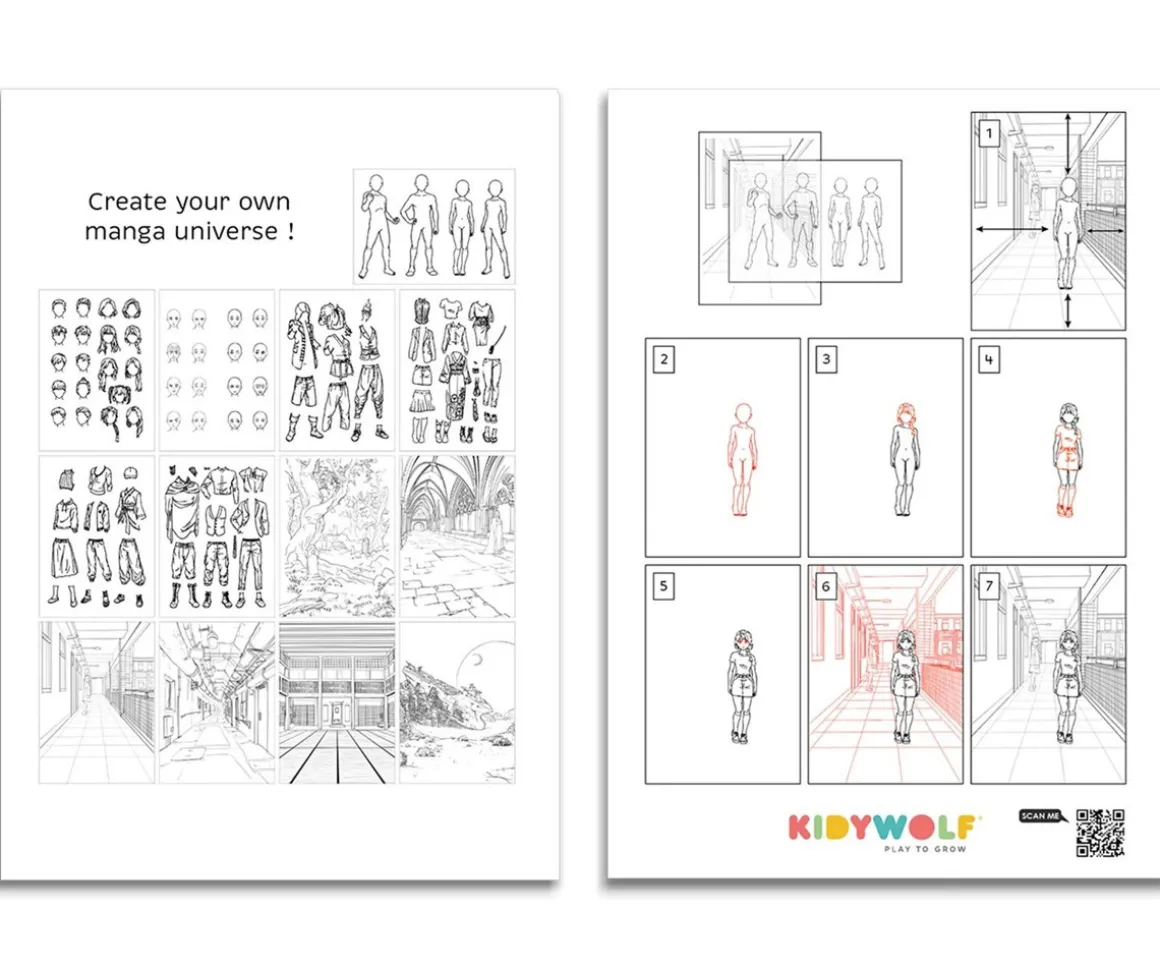 KidyDraw-Pro Azul Manga