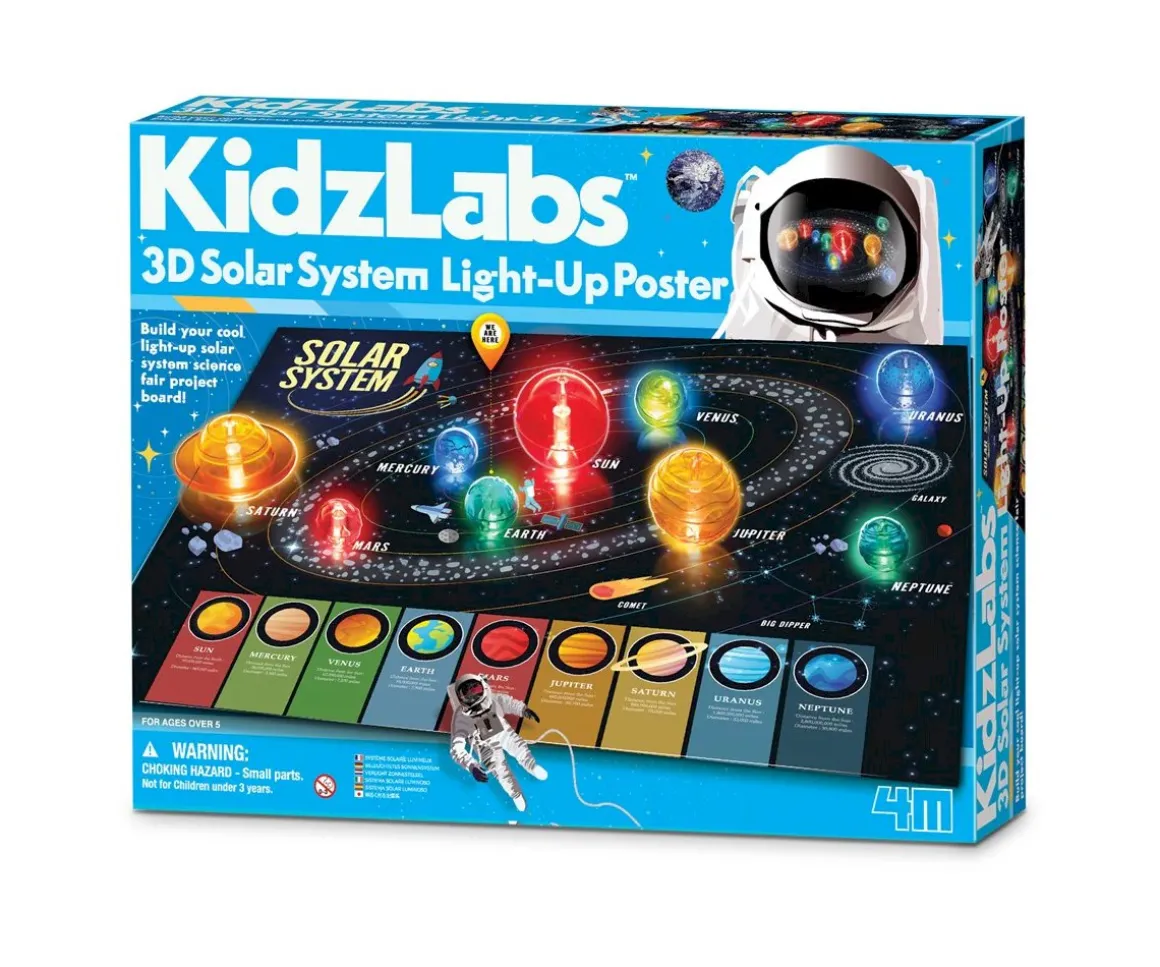 Kidzlabs Póster 3D Sistema Solar
