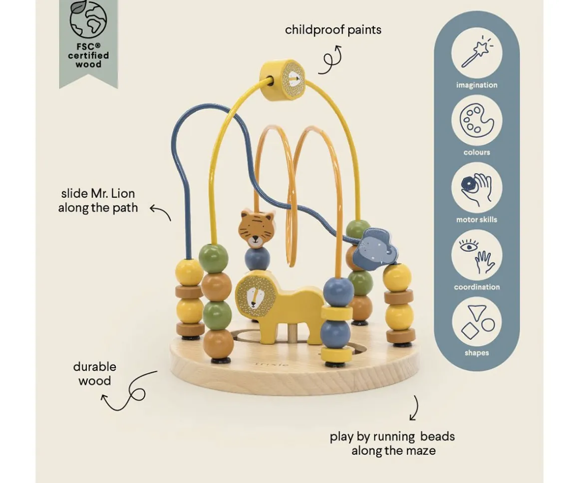 Laberinto de Cuentas de Animal Mr. Lion