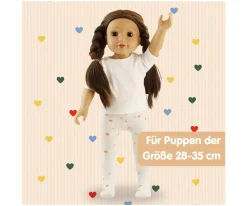 Leotardos con Calcetines para Muñecas Herz Konfetti