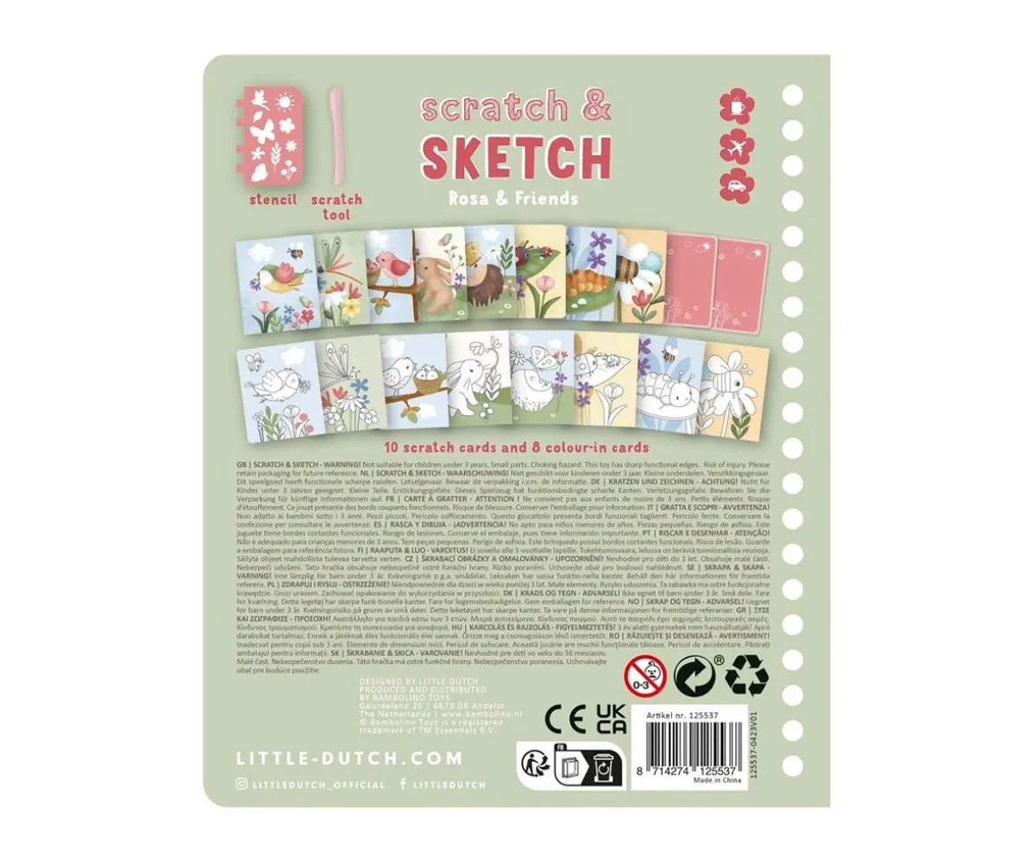 Libro de Rascar Rosa & Friends