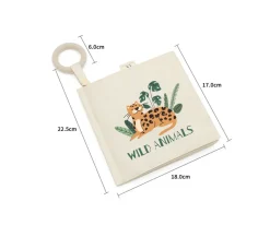 Libro de Tela y Texturas Animales Salvajes