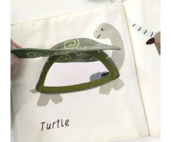 Libro de Tela y Texturas Animales Salvajes