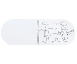 Libro para Colorear con Acuarelas Little Farm