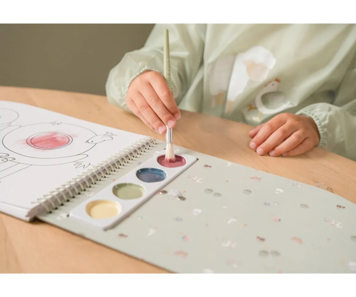 Libro para Colorear con Acuarelas Little Farm