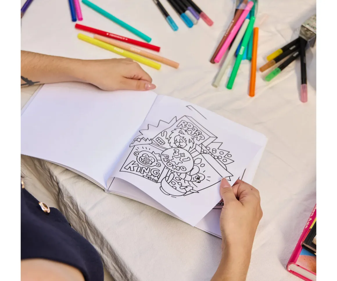 Libro para Colorear Cozy Art Supermarket