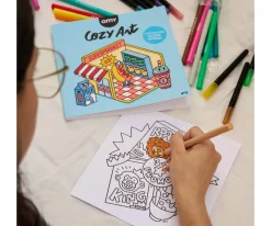 Libro para Colorear Cozy Art Supermarket