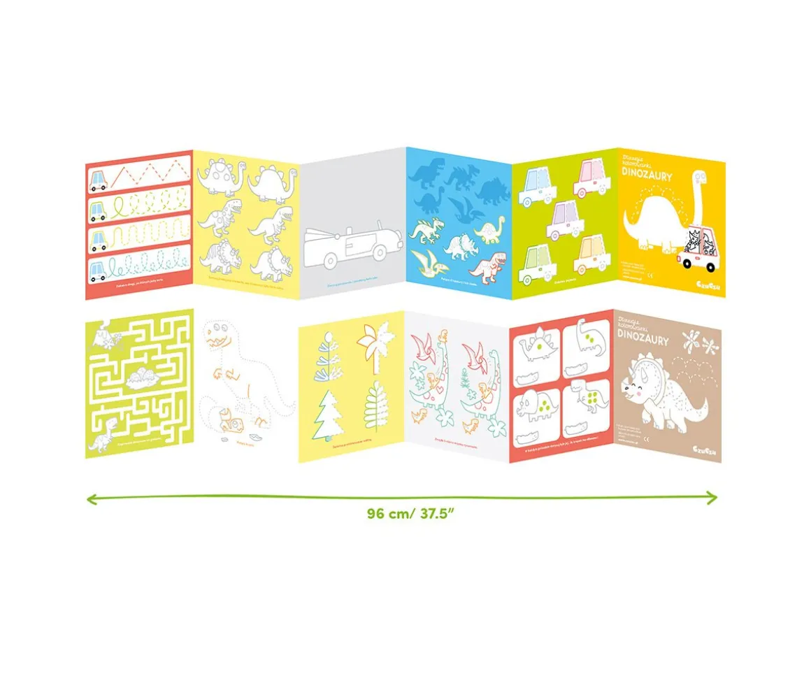 Libro Para Colorear Looong Dinosaurios