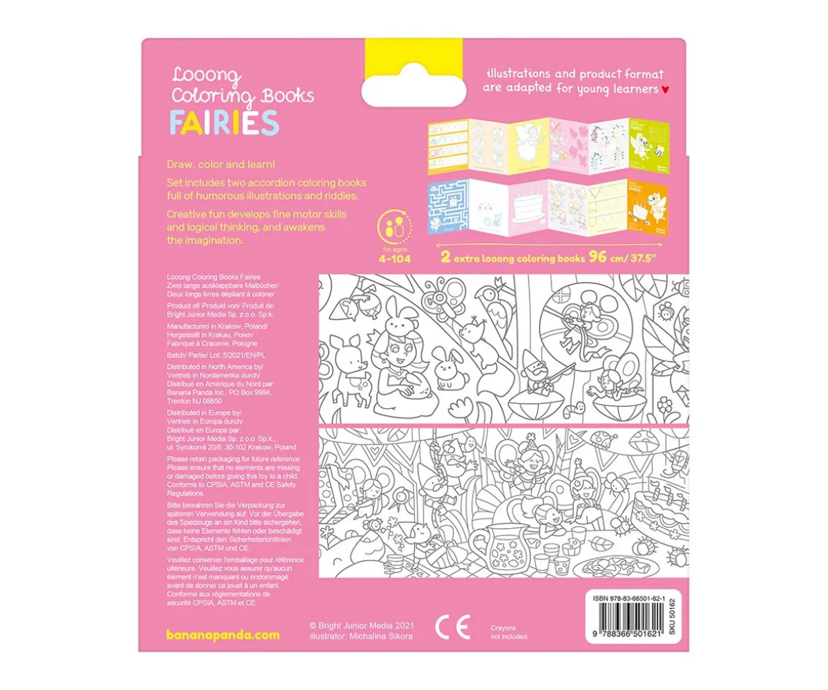 Libro Para Colorear Looong Fairies