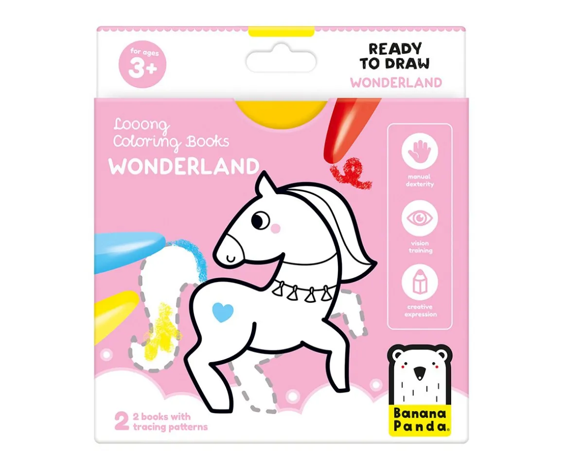 Libro Para Colorear Looong Wonderland