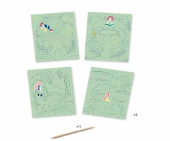 Láminas para Rascar Jardín Imaginario