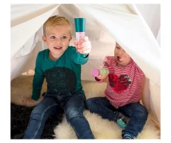 Lámpara Sensorial Purpurina con Luz Verde