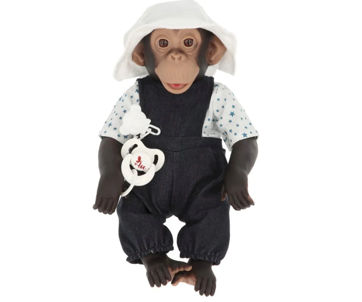 Lola La Chimpancé con Pichi, Blusa y Gorro de Pescador