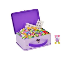 Maletín Metálico Violeta Pastel 600 Piezas