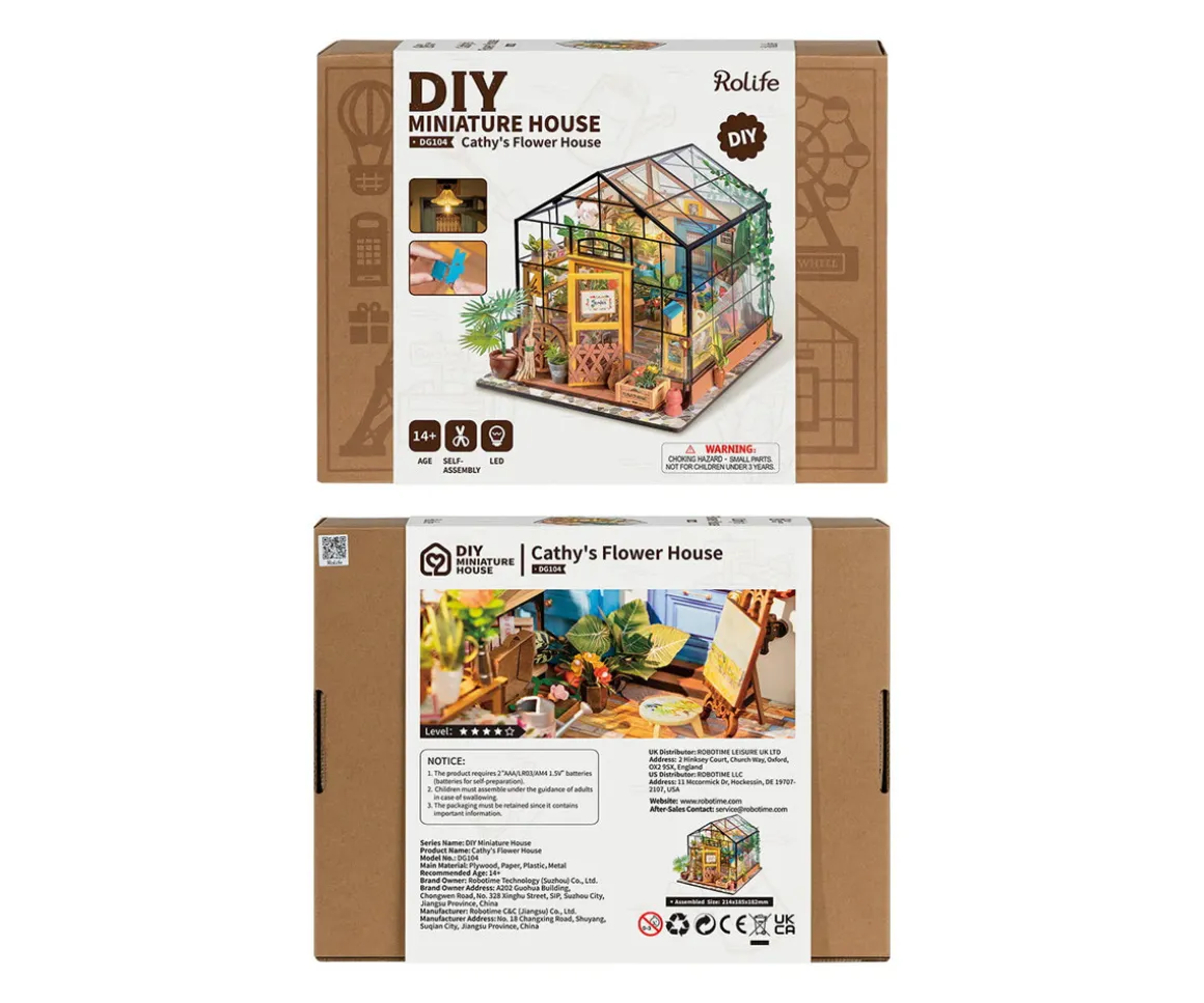 Maqueta en Miniatura Cathy's Flower House