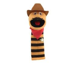 Marioneta de Guante Eco Sockettes Cowboy