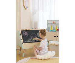 Mesa de Dibujo y Biblioteca 2 en 1