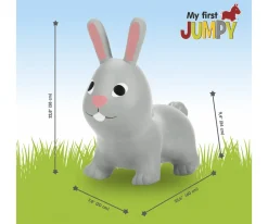 Mi Primer Jumpy Bunny Grey