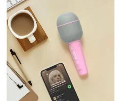 Micrófono Inalámbrico y Karaoke Micro Groovy Marshmallow