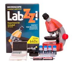 Microscopio Levenhuk LabZZ M101 Naranja + Libro Educativo
