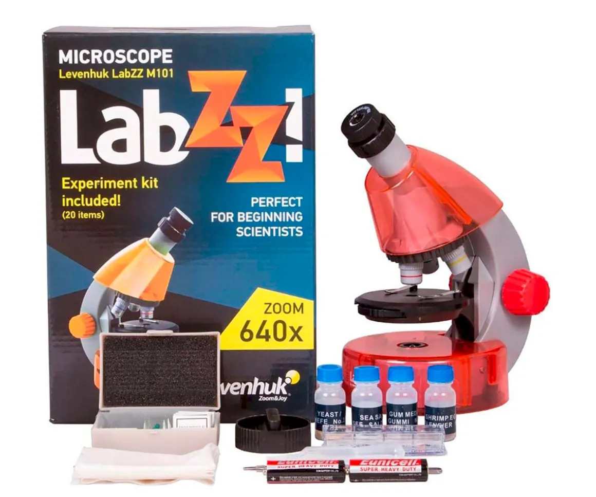 Microscopio Levenhuk LabZZ M101 Naranja