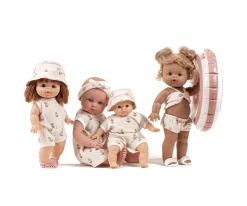 Mono Inés Fleurs Douces Émile & Ida para Muñeco Soft